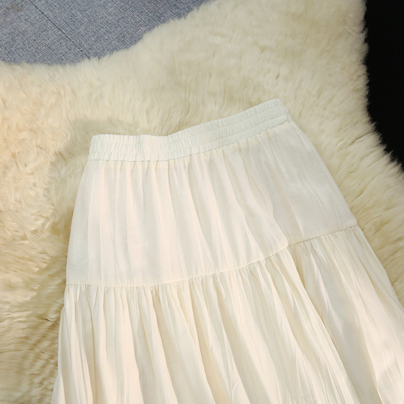 Spring and summer lady skirt high waist long dress for women