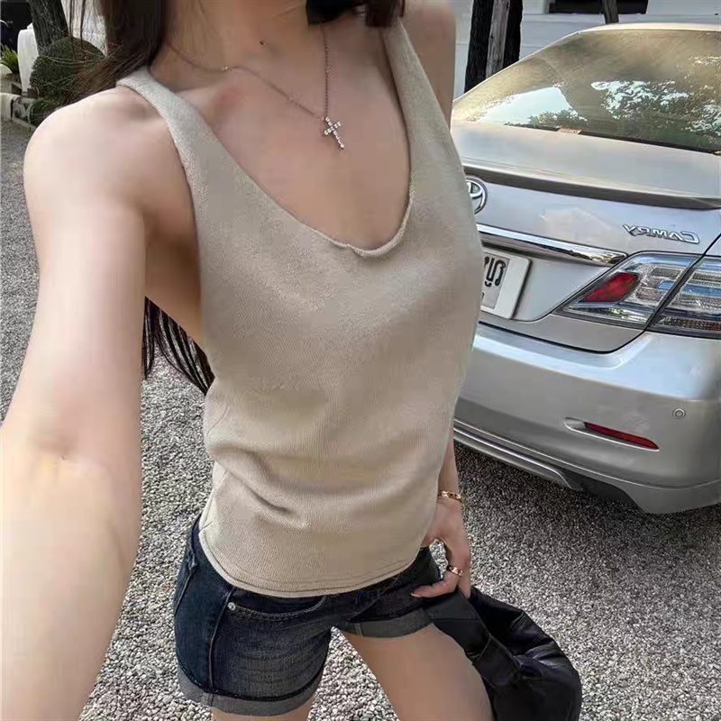 Spicegirl niche sling sleeveless halter tops for women