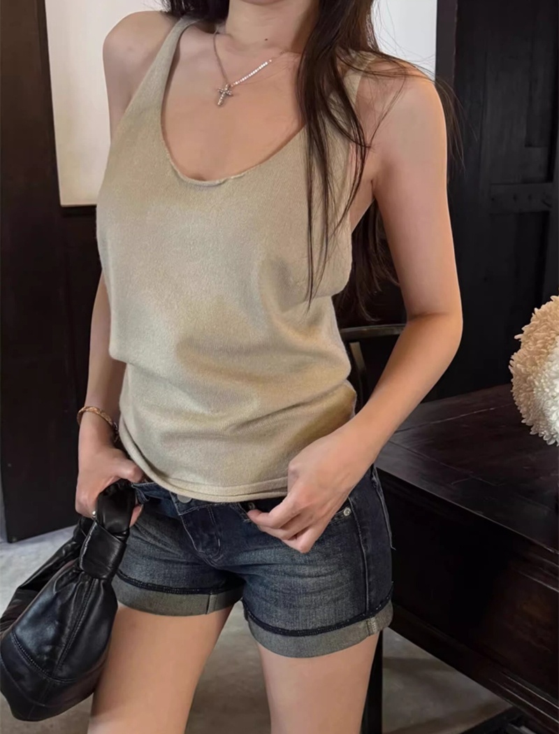 Spicegirl niche sling sleeveless halter tops for women