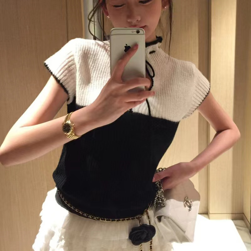 Spring and summer sweater spicegirl tops for women