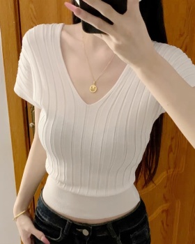 Boats sleeve tender sweater summer tops for women