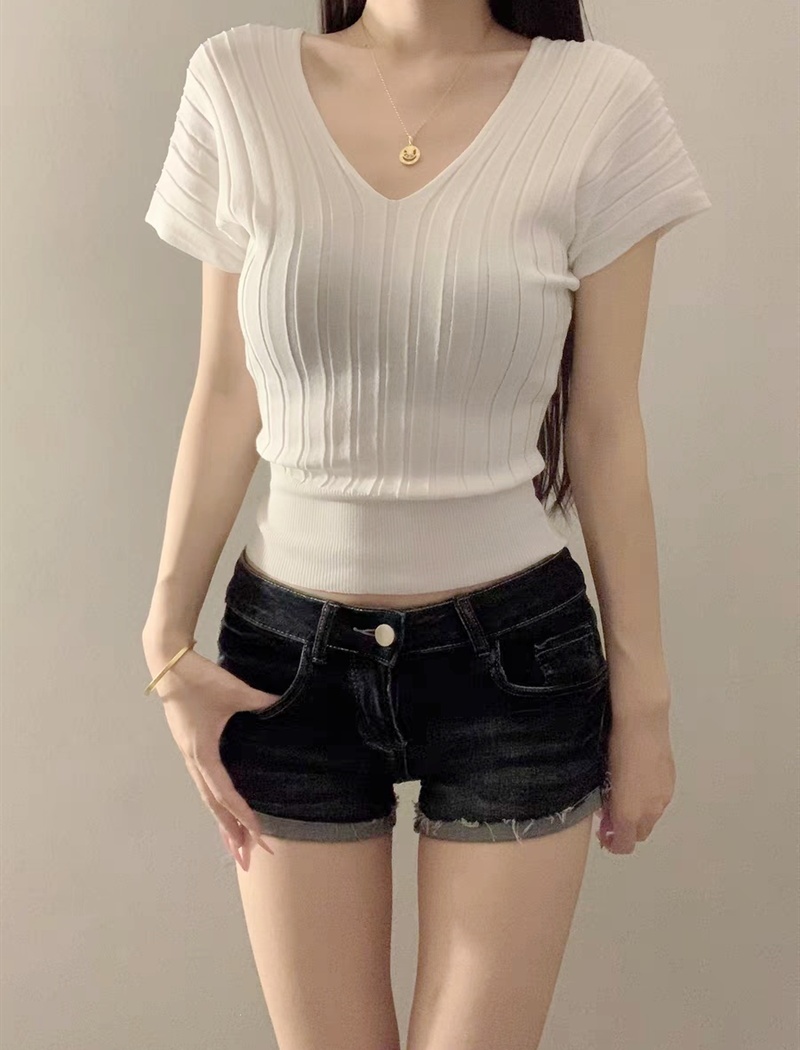 Boats sleeve tender sweater summer tops for women