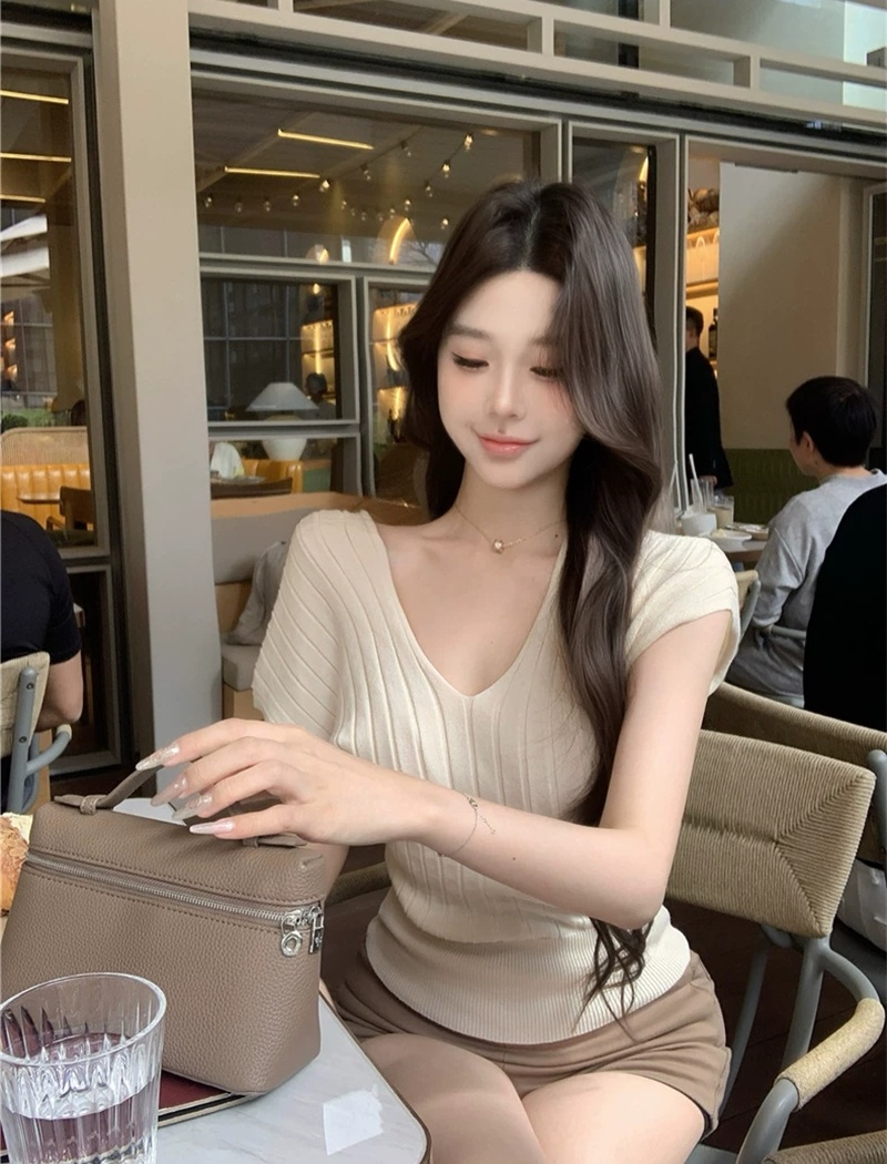 Boats sleeve tender sweater summer tops for women