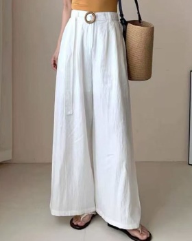 Casual wide leg pants fashion long pants for women