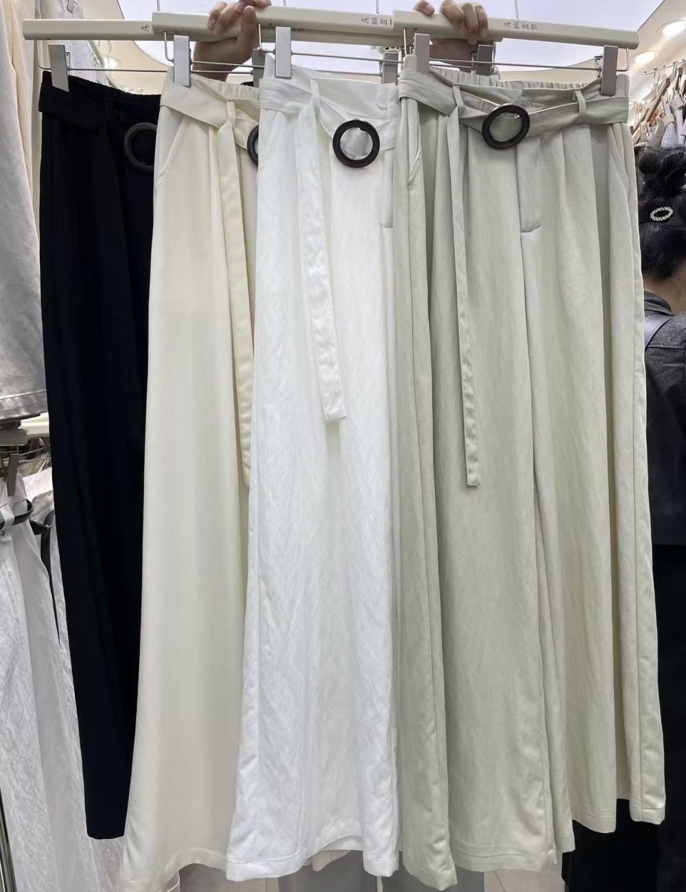 Casual wide leg pants fashion long pants for women