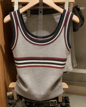 Slim commuting vest spring and summer tops for women