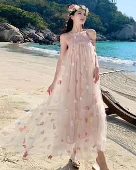 Stereoscopic dress summer long dress for women