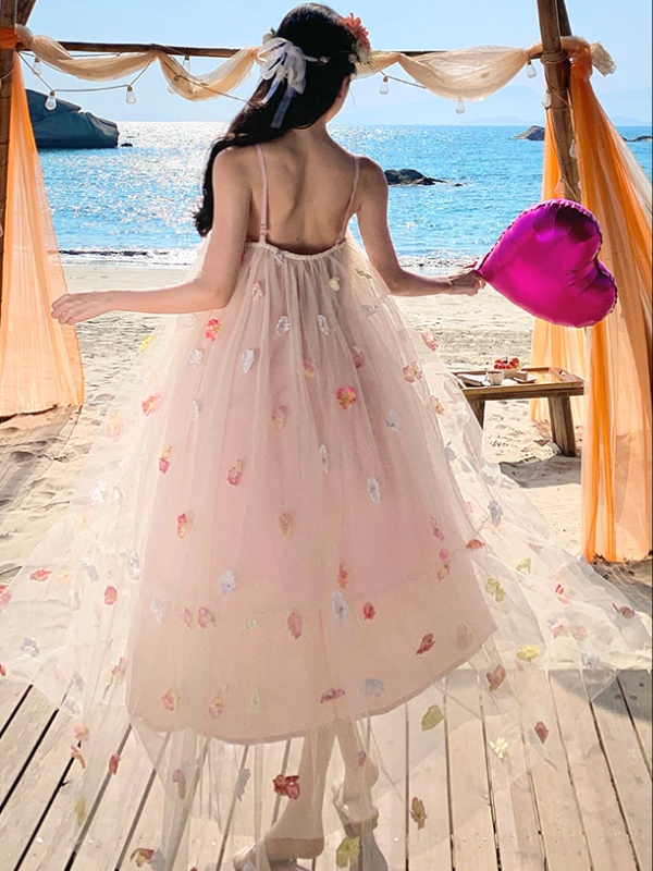 Stereoscopic dress summer long dress for women