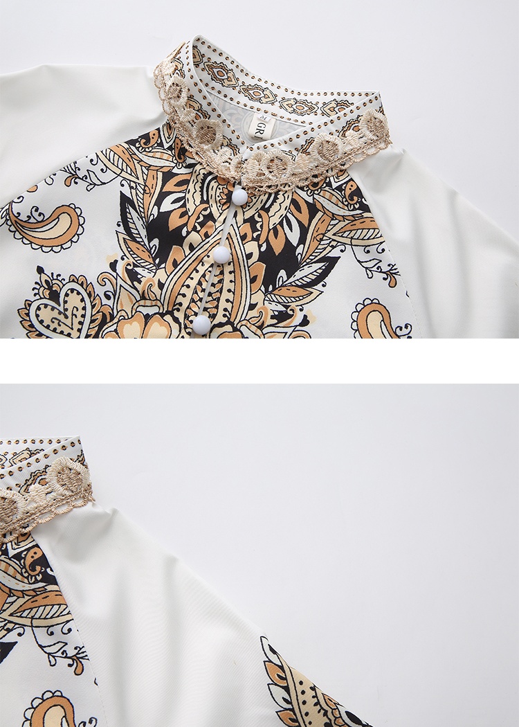 Splice spring and summer long lace vacation dress