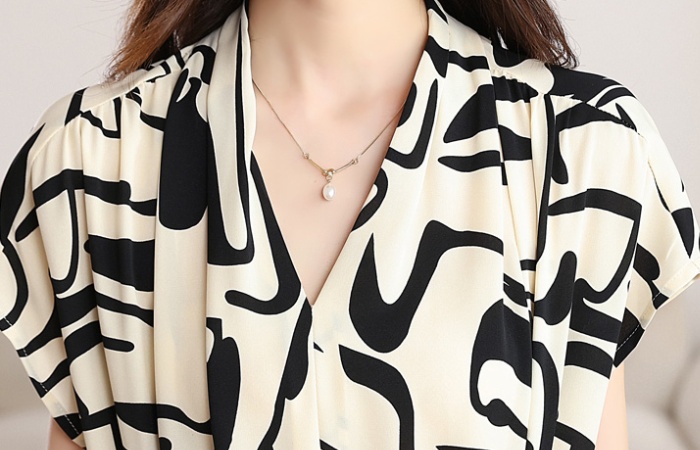 Slim middle-aged pinched waist temperament dress for women