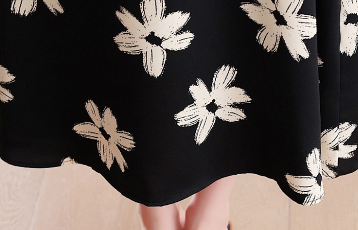 Summer fat France style long dress slim retro dress for women