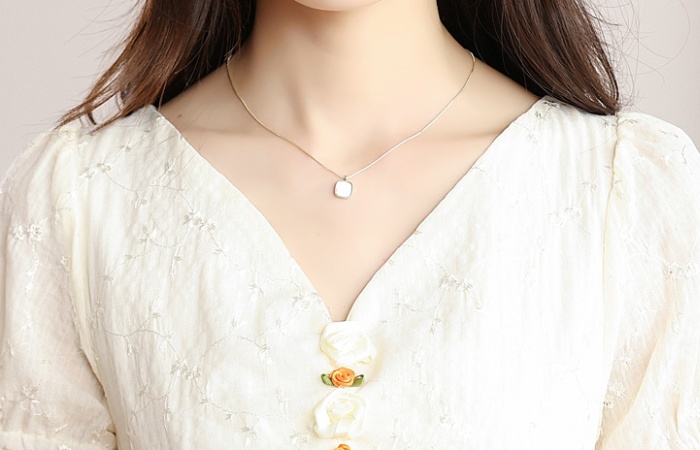 France style lady special thin Casual clavicle V-neck dress