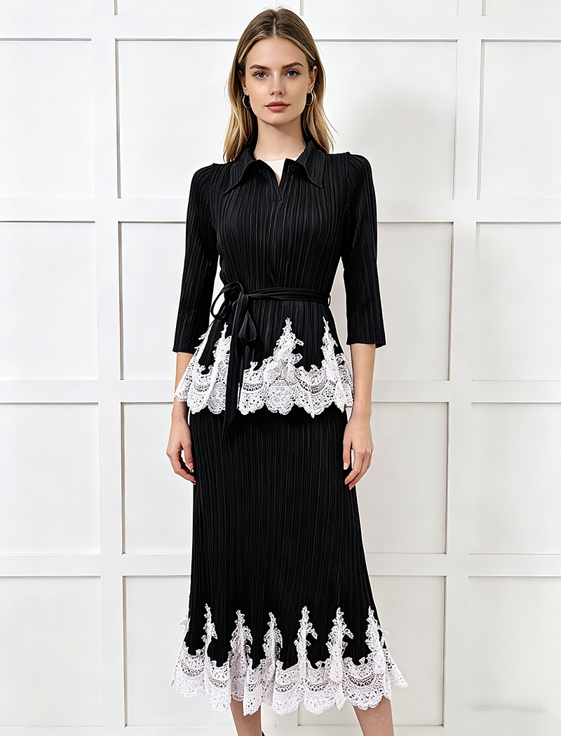 Pinched waist long sleeve formal dress bandage dress for women