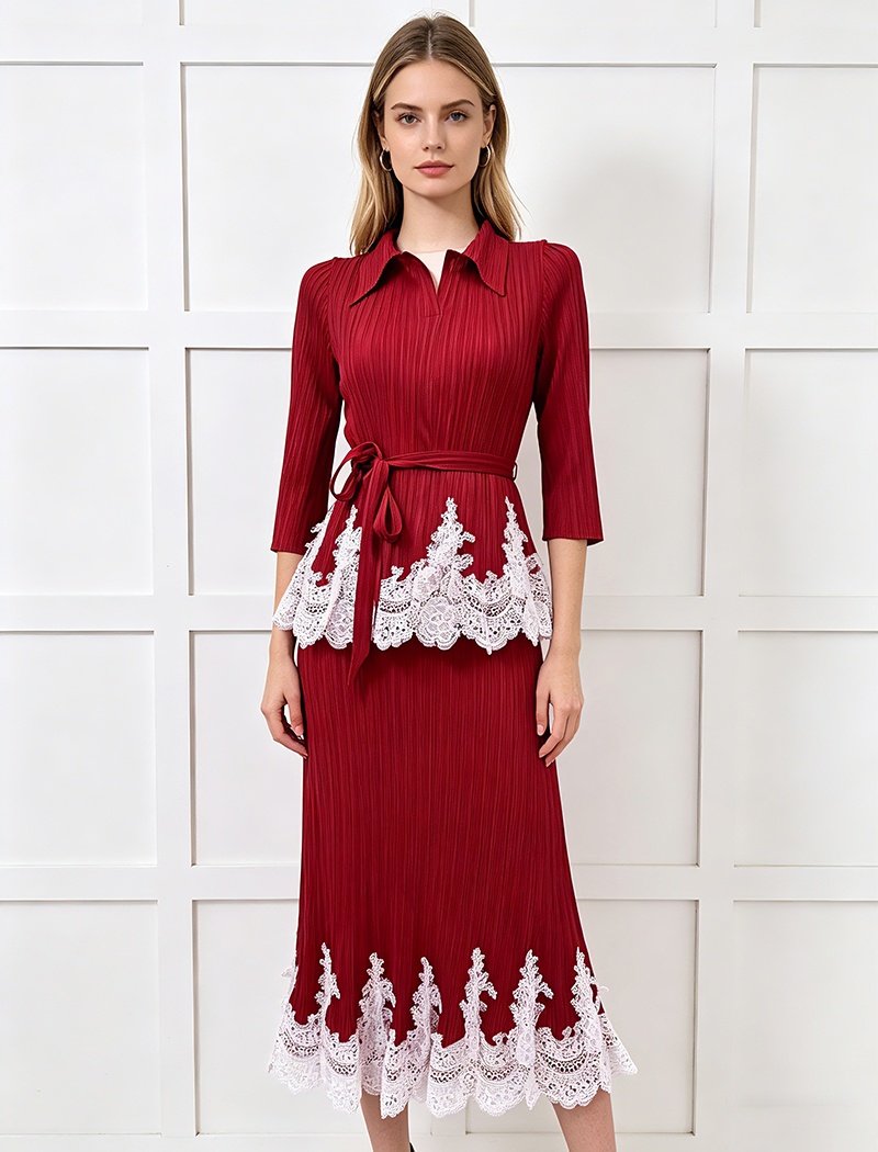 Pinched waist long sleeve formal dress bandage dress for women