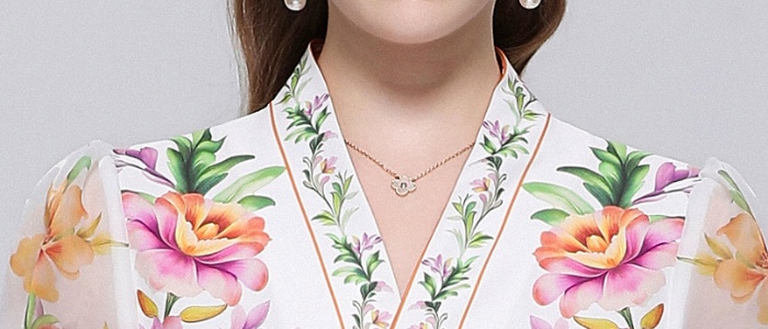 Retro big skirt long dress lantern sleeve court style dress