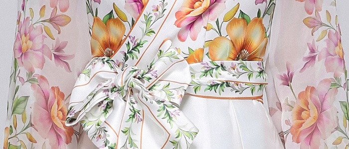 Retro big skirt long dress lantern sleeve court style dress