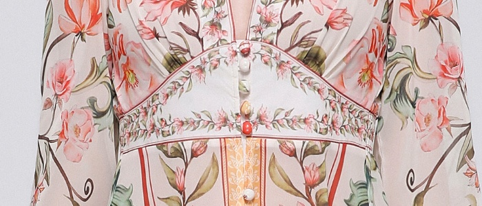 Frenum court style long dress retro dress for women