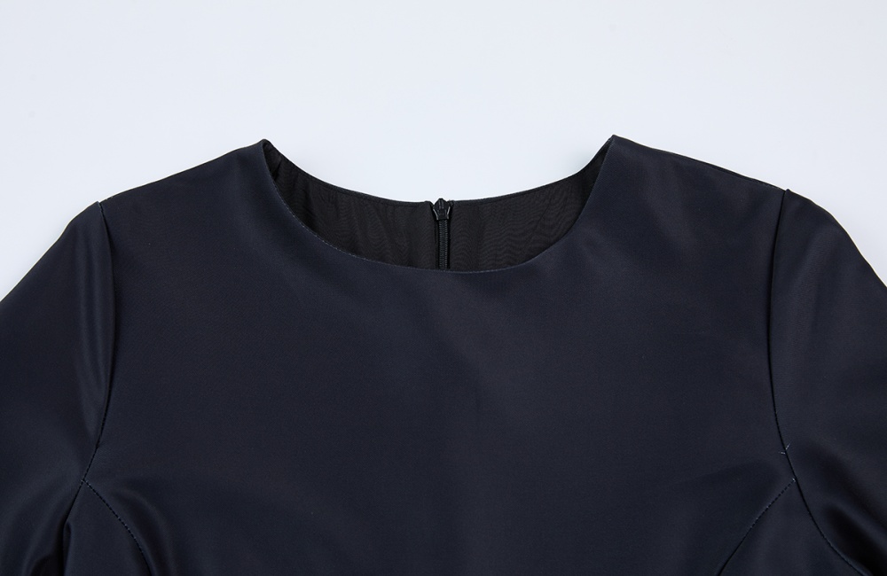 European style dress pinched waist formal dress