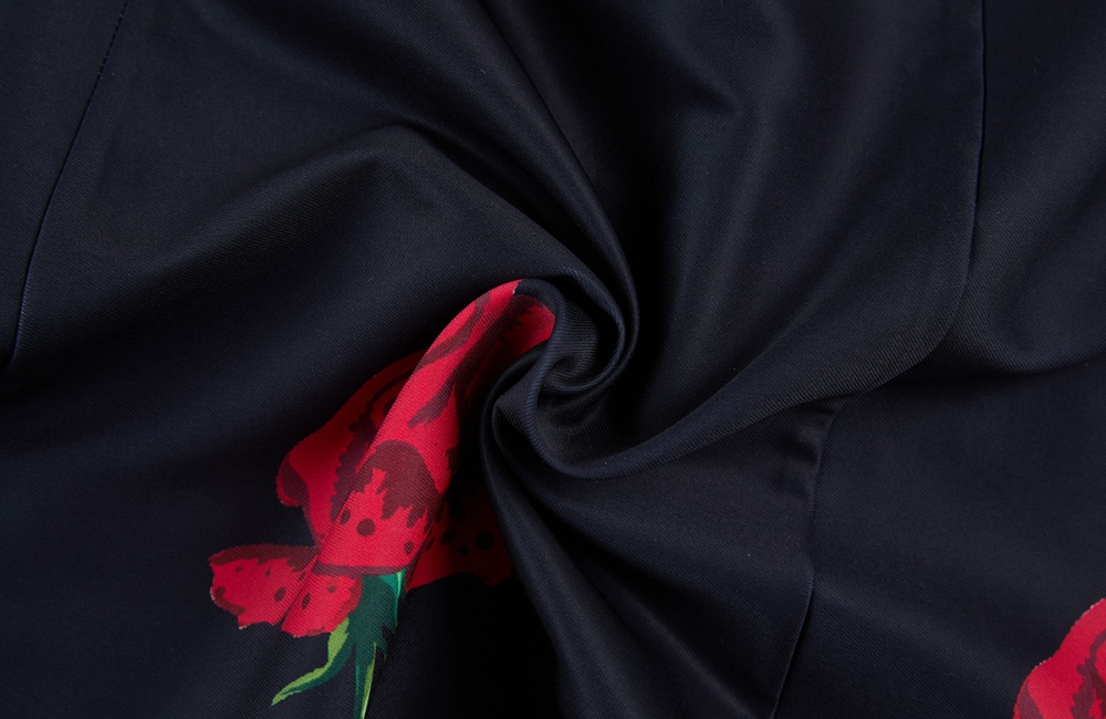 European style dress pinched waist formal dress