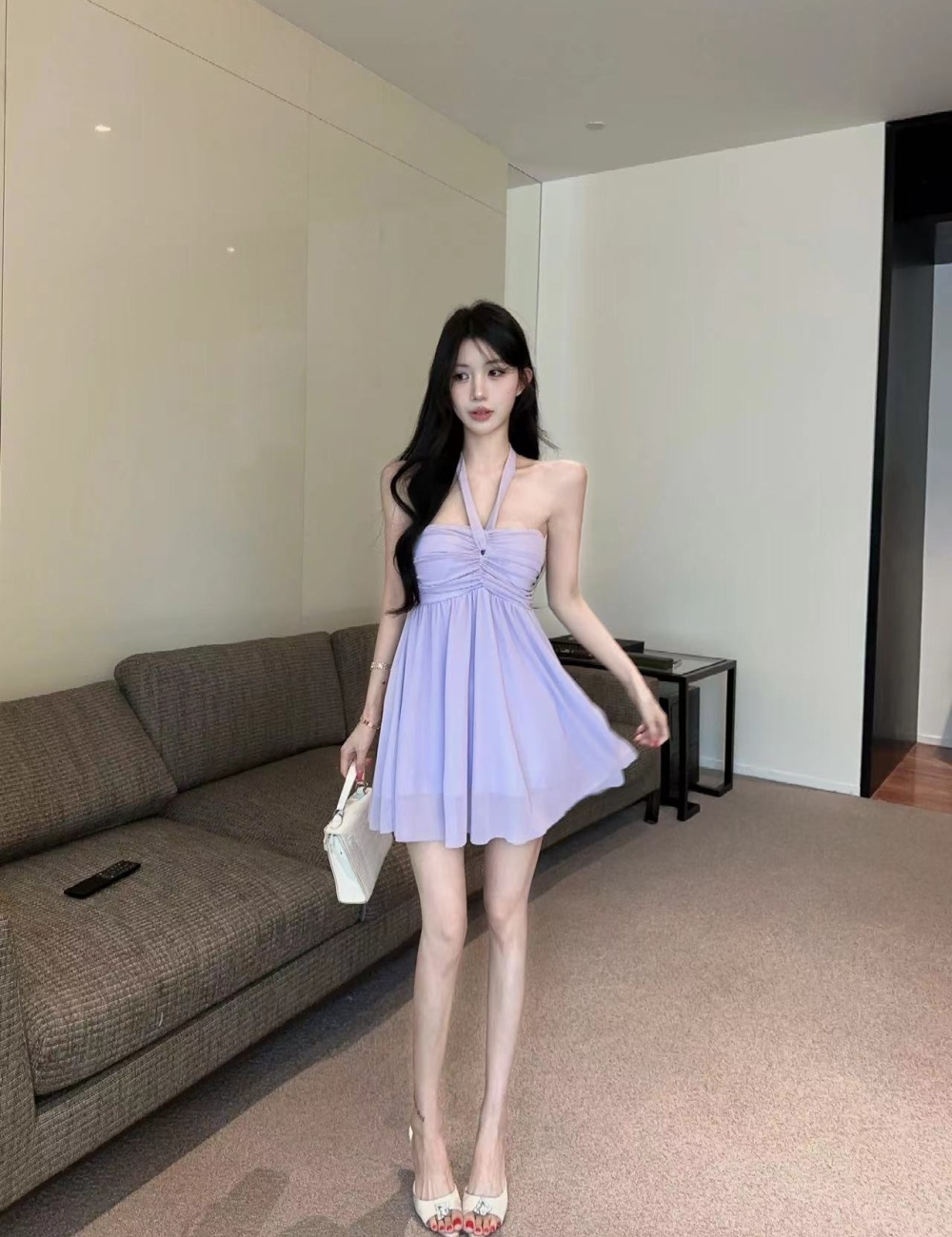 Bow gauze spicegirl T-back