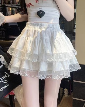 Lace ballet puff skirt cake anti emptied short skirt for women