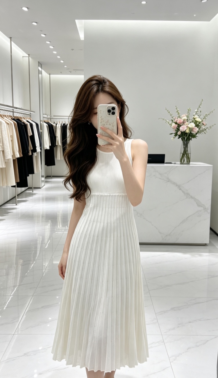 Enticement sleeveless dress sleeveless dress for women