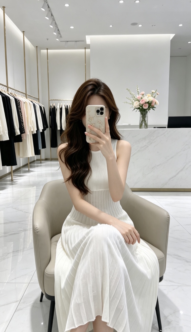 Enticement sleeveless dress sleeveless dress for women