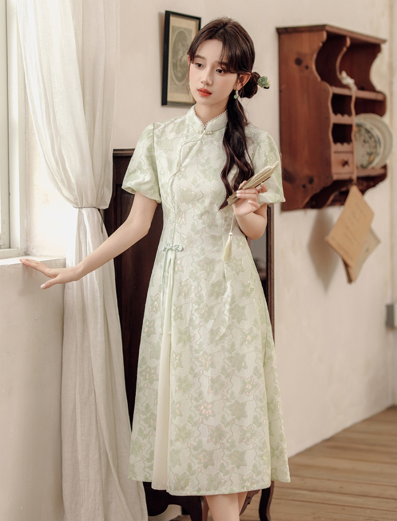 Temperament cheongsam spring and summer dress