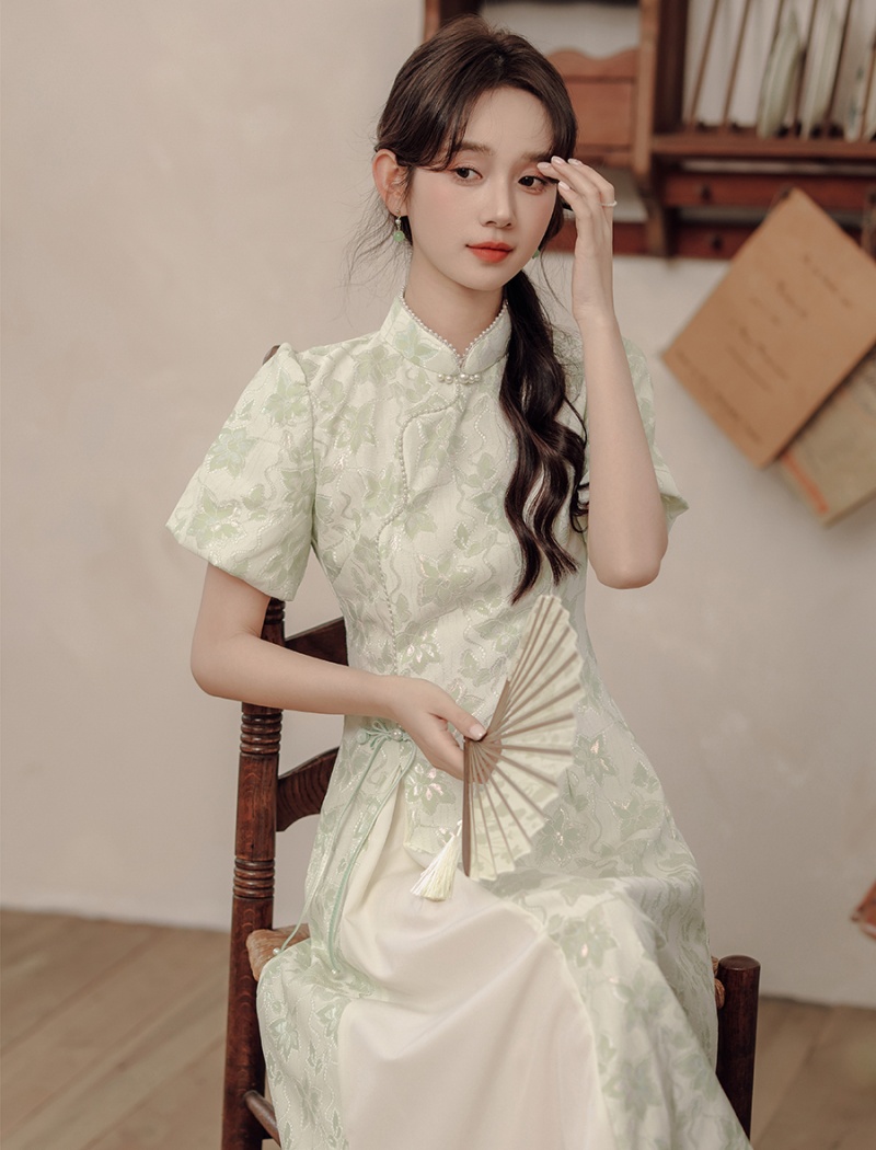 Temperament cheongsam spring and summer dress