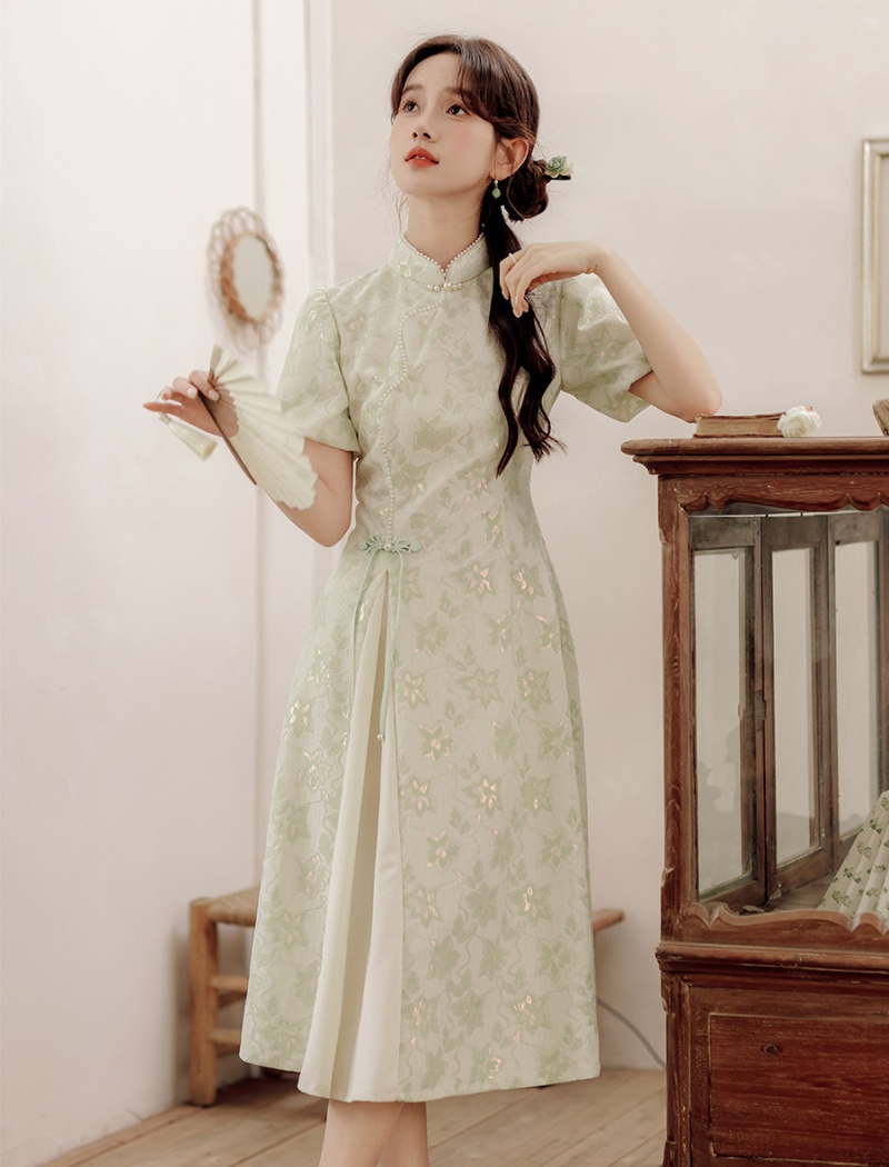 Temperament cheongsam spring and summer dress