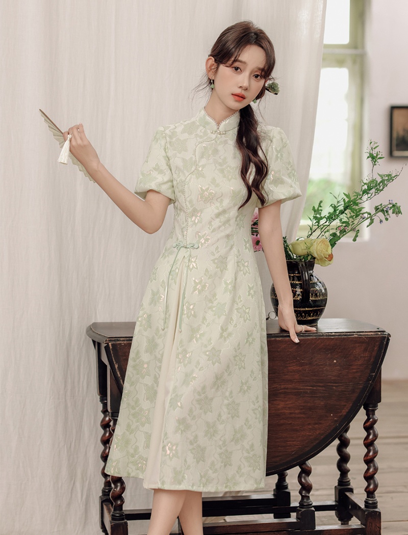 Temperament cheongsam spring and summer dress