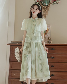 France style dress summer skirt a set for women