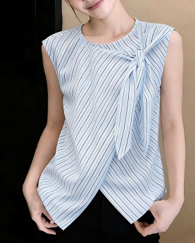 Streamer sleeveless commuting summer loose shirt