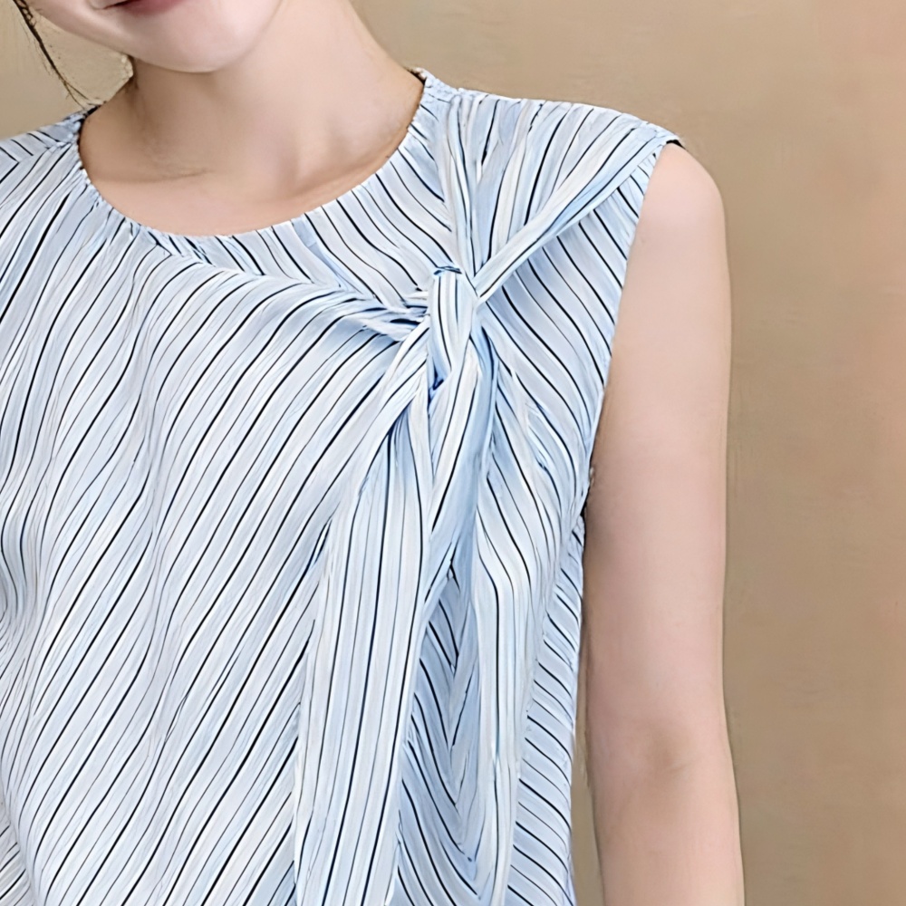 Streamer sleeveless commuting summer loose shirt