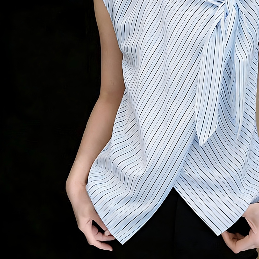 Streamer sleeveless commuting summer loose shirt