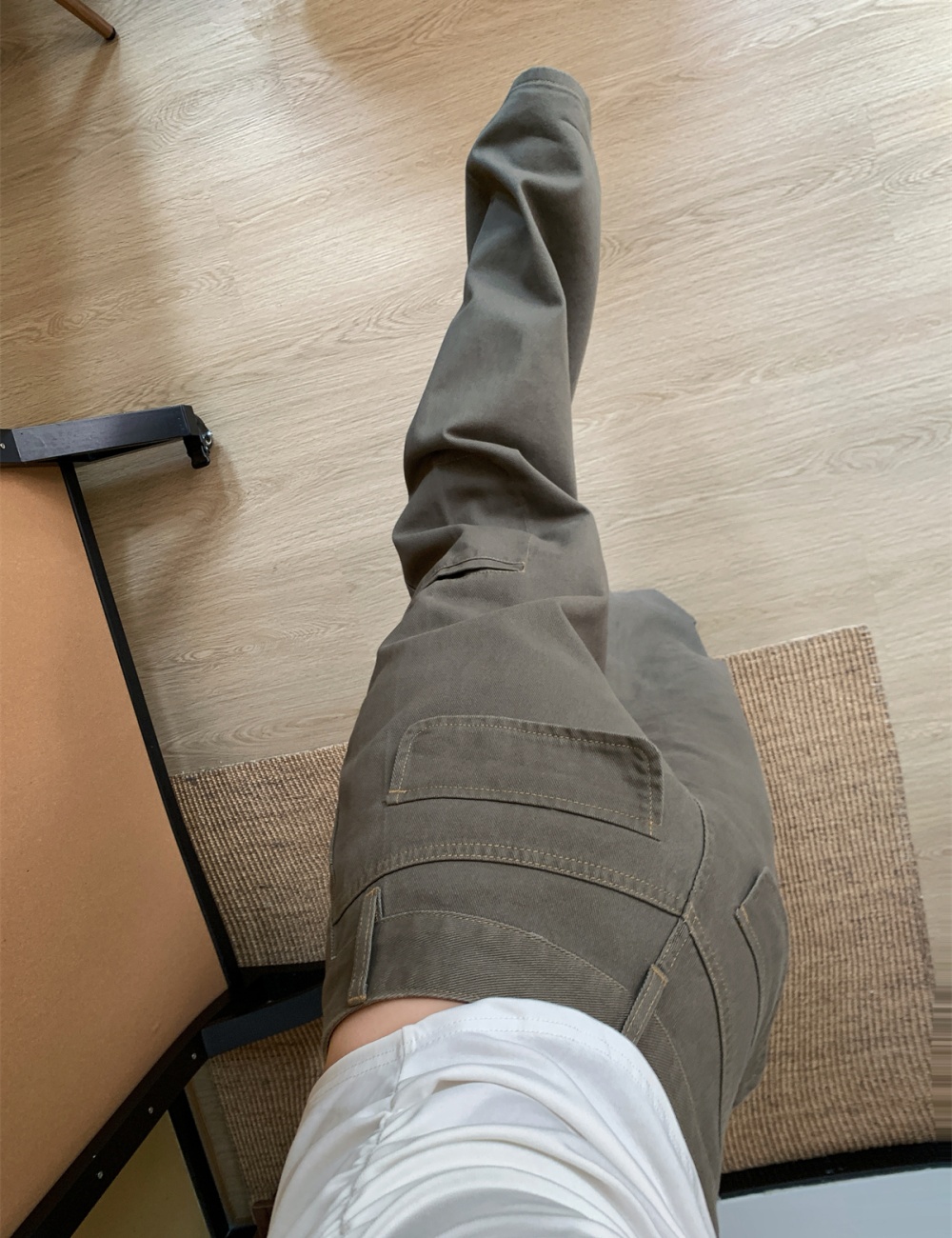 Spring and summer pants straight work clothing for women