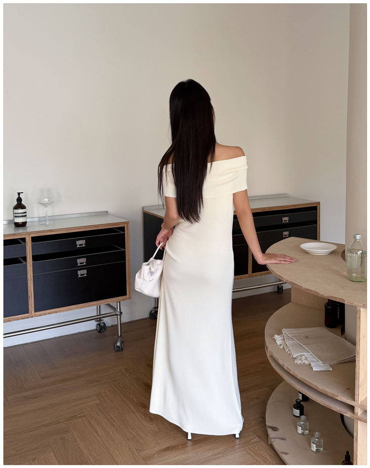 Temperament strapless long dress summer sexy dress for women