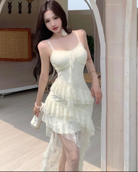 Spicegirl enticement dress lace slim strap dress