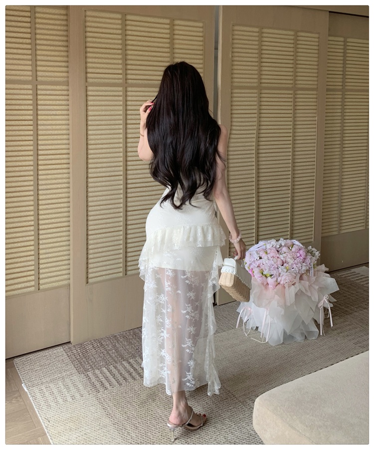 Spicegirl enticement dress lace slim strap dress