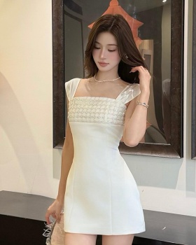 Summer France style beige dress