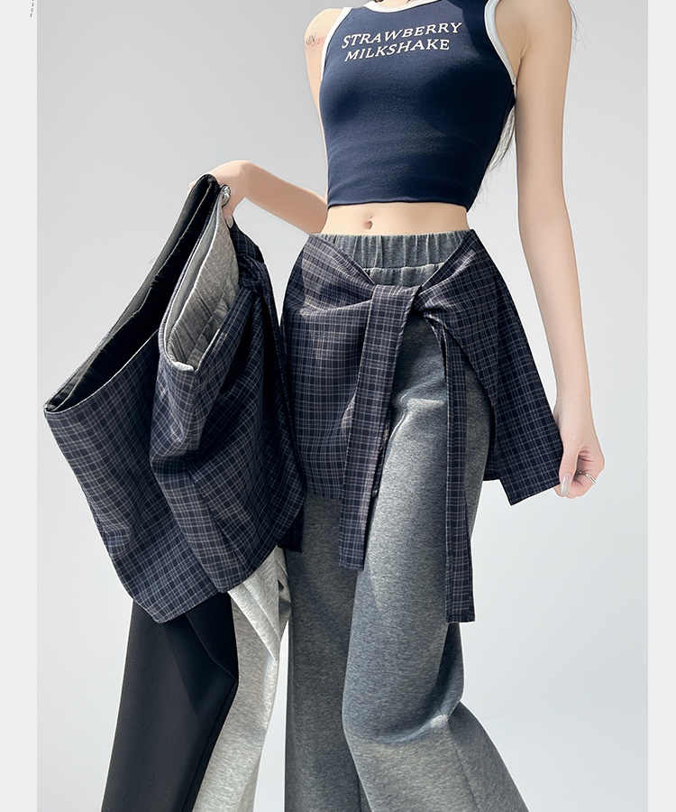 All-match slim flare pants elasticity pants for women