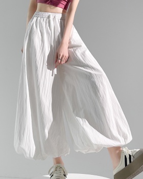 Casual culottes drape wide leg pants for women