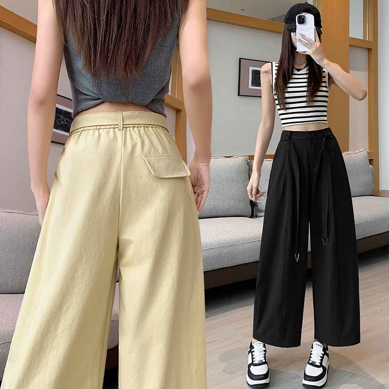 Small fellow high waist pants nine tenths casual pants