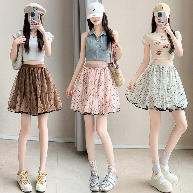 Sweet show young puff skirt A-line skirt for women