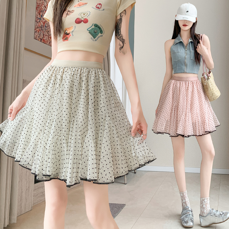 Sweet show young puff skirt A-line skirt for women