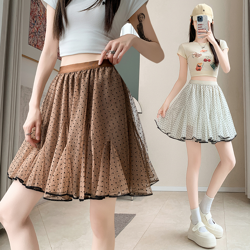 Sweet show young puff skirt A-line skirt for women