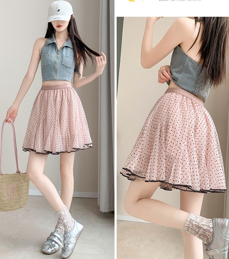 Sweet show young puff skirt A-line skirt for women