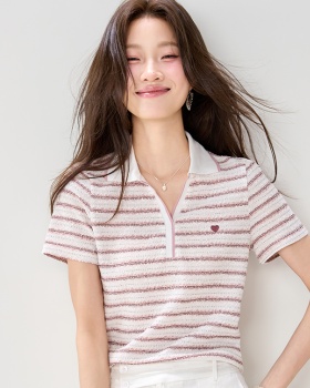 Summer short sleeve tops sweet T-shirt for women