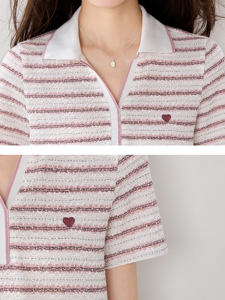 Summer short sleeve tops sweet T-shirt for women