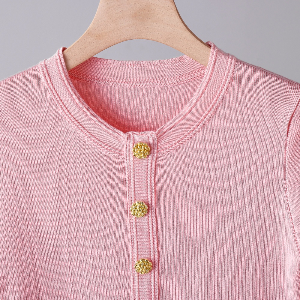 Lotus leaf edges dress France style T-back for women